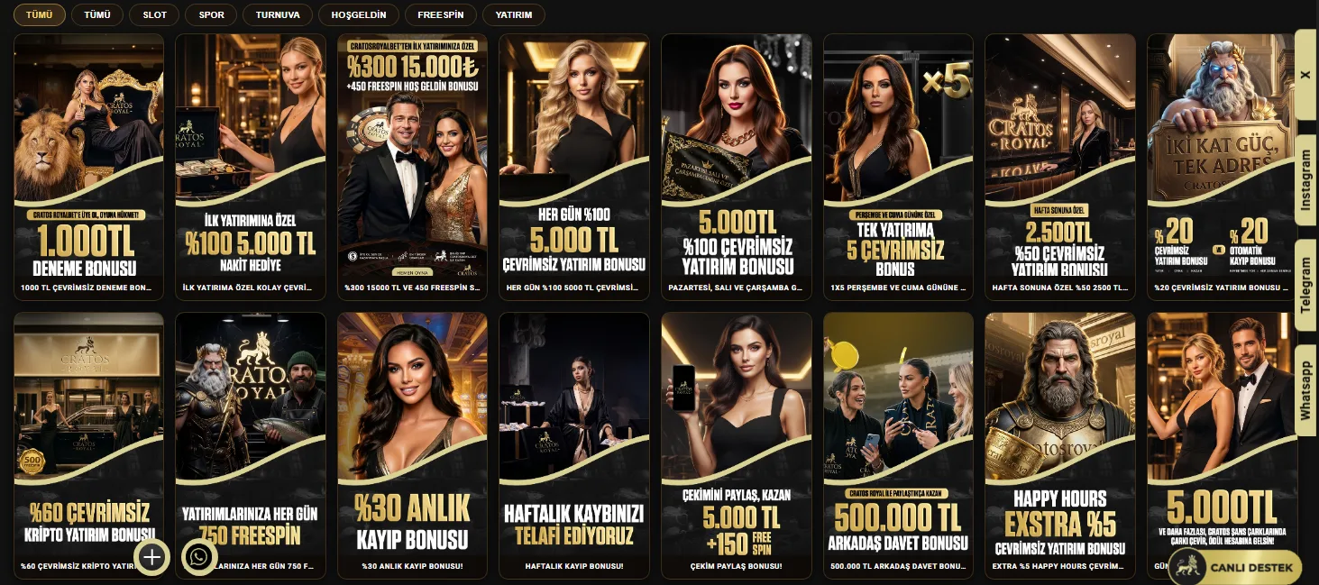 cratosroyalbet bonus